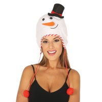 Berretto pupazzo di neve con cappello da 52 cm