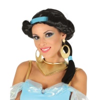 Parrucca Principessa Jasmine da donna