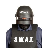 Casco SWAT antisommossa per adulti - 63 cm