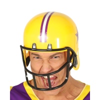 Casco da calcio giallo - 64 cm