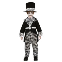 Costume cappellaio matto nero da bambino