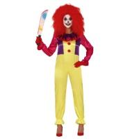 Costume clown inquietante da donna