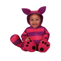 Costume gatto rosa di Alice da bebè