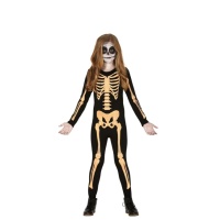 Costume da scheletro notturno da bambini