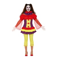 Costume clown killer da donna