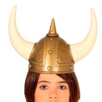Casco vichingo con corna per bambini - 50 cm