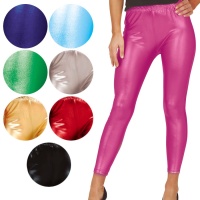 Leggings color metalizzato - 1 unità