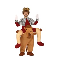 Costume infantile Re Magio in spalla a un cammello