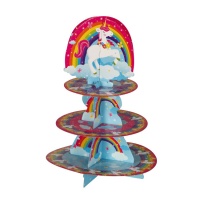 Alzata cupcake Unicorno