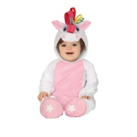 Costume unicorno rosa da bebè