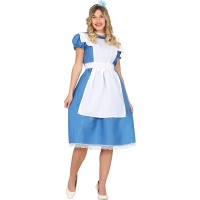 Costume Alice con grembiule da donna