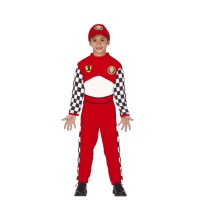 Costume pilota da corsa con cintura infantile