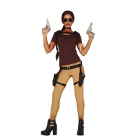Costume lungo di Lara Croft per donna