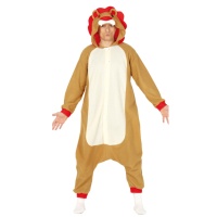 Costume leone safari da adulto