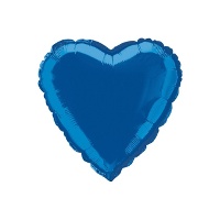 Palloncino a forma di cuore colorato di 45 cm - Qualatex - 1 unità