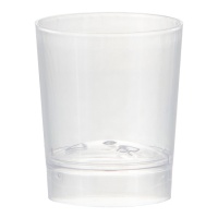 Bicchierini di plastica trasparenti da 33 ml - 14 pezzi.