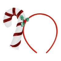 Fascia per Capelli Bastone di Natale