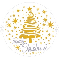 Stencil Albero di Natale da 25 cm - Decora