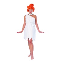 Costume bianco Wilma Flintstone da donna