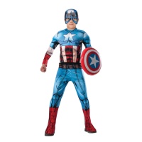 Costume Capitan America con maschera da bambino