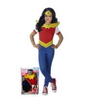 Costume Super Hero Girls Wonder Woman da bambina