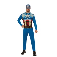 Costume Capitan America con maschera da uomo