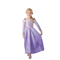 Costume Elsa Frozen II color lilla da bambina