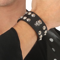 Bracciale con teschio per adulti