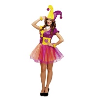 Costume buffone da donna