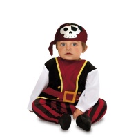 Costume pirata con sciarpa da bebè