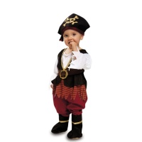 Costume pirata caraibico da bimbo bebè