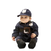 Costume poliziotto con berretto da bebè