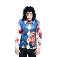 Maglietta costume zombie adulto
