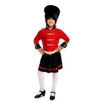 Costume guardia reale inglese da bambina