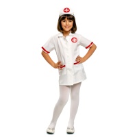 Costume infermiera bianco da bambina