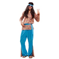 Costume hippie psichedelico da uomo