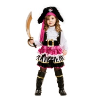 Costume da pirata chic da bambina