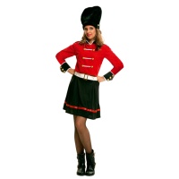 Costume guardia reale inglese da donna