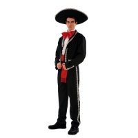 Costume mariachi nero da uomo