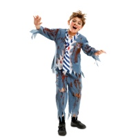Costume da studente zombie per bambino