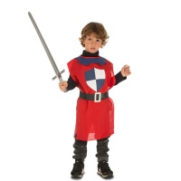 Costume medievale casacca rossa da bambino