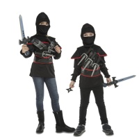 Costume ninja infantile con accessori