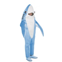 Costume squalo azzurro da adulto