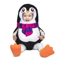 Costume pinguino con sciarpa da bebè
