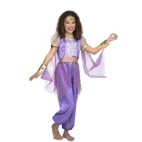 Costume da principessa araba lilla da bambina