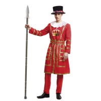 Costume da soldato inglese Beefeater per uomo
