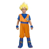 Costume Son Goku Saiyan con accessori da bambino