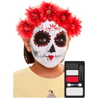 Set per il trucco del teschio di Catrina