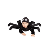 Costume ragno nero con zampe da bebè