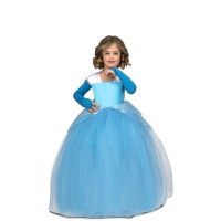 Costume principessa blu imperiale da bambina